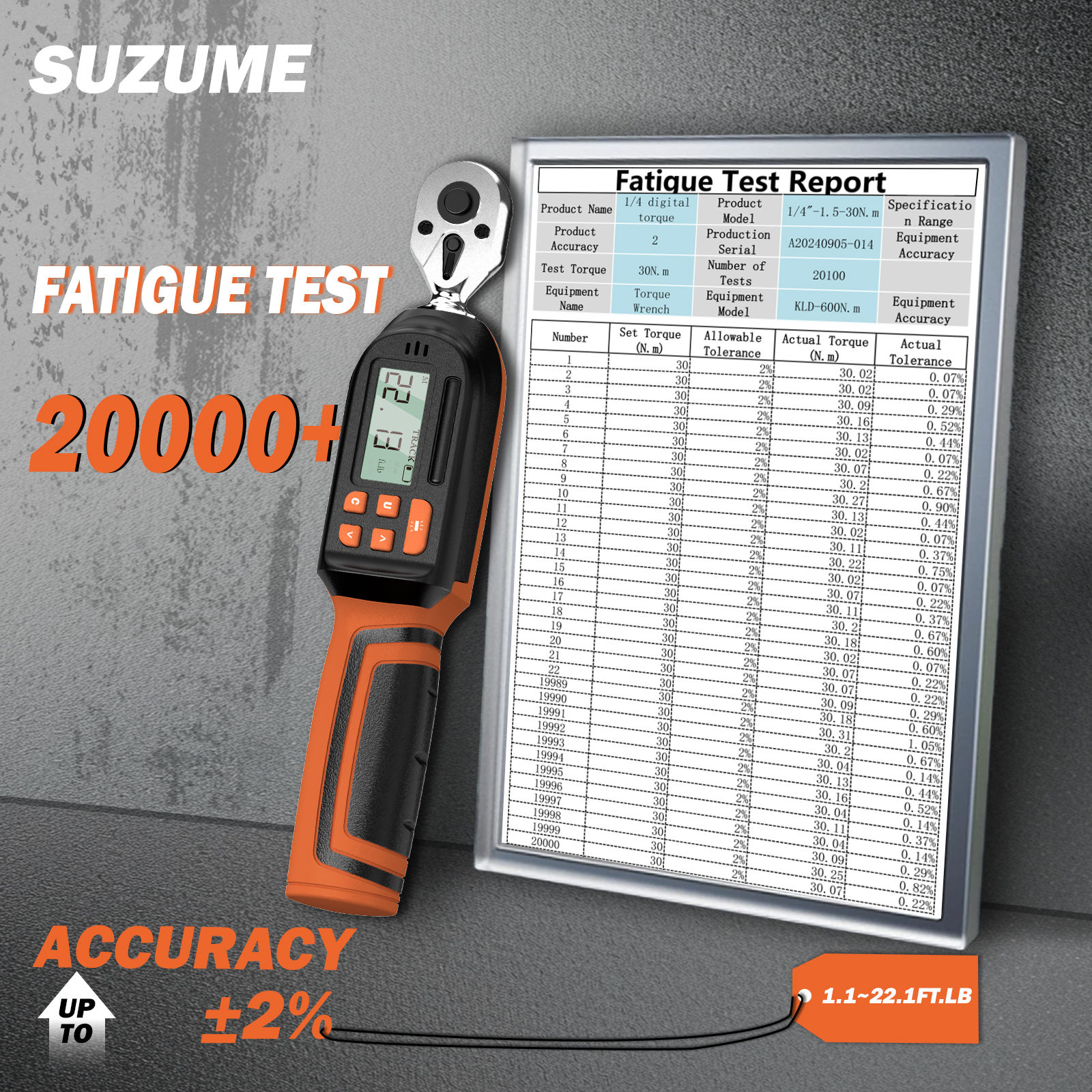 1/4 Digital Torque Wrench