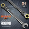 Flex Head Ratcheting Wrench Set[Metric]