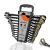 Flex Head Ratcheting Wrench Set[SAE]