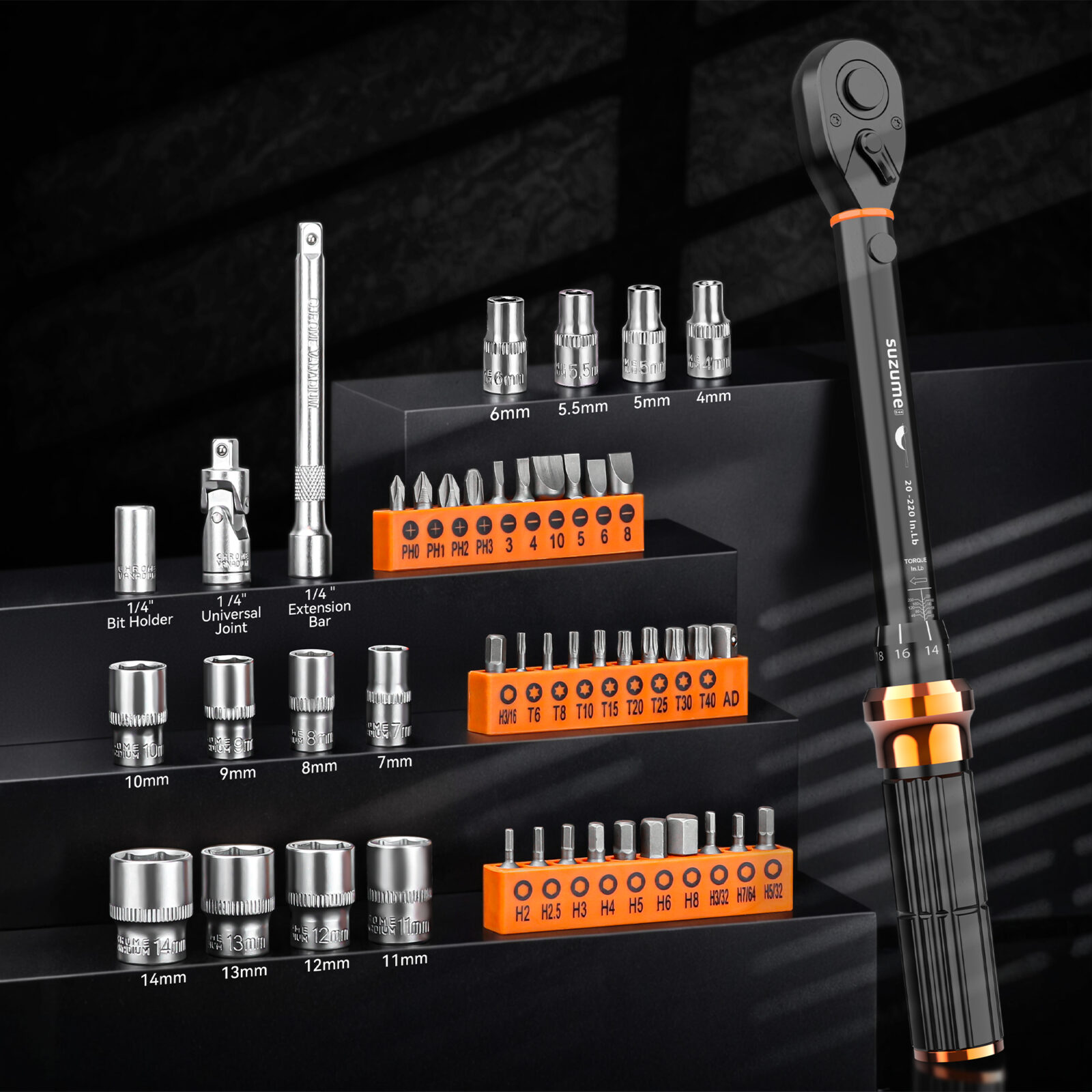 46PCS Bike Torque Wrench Set