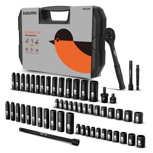 1/4" Drive Impact Socket Set
