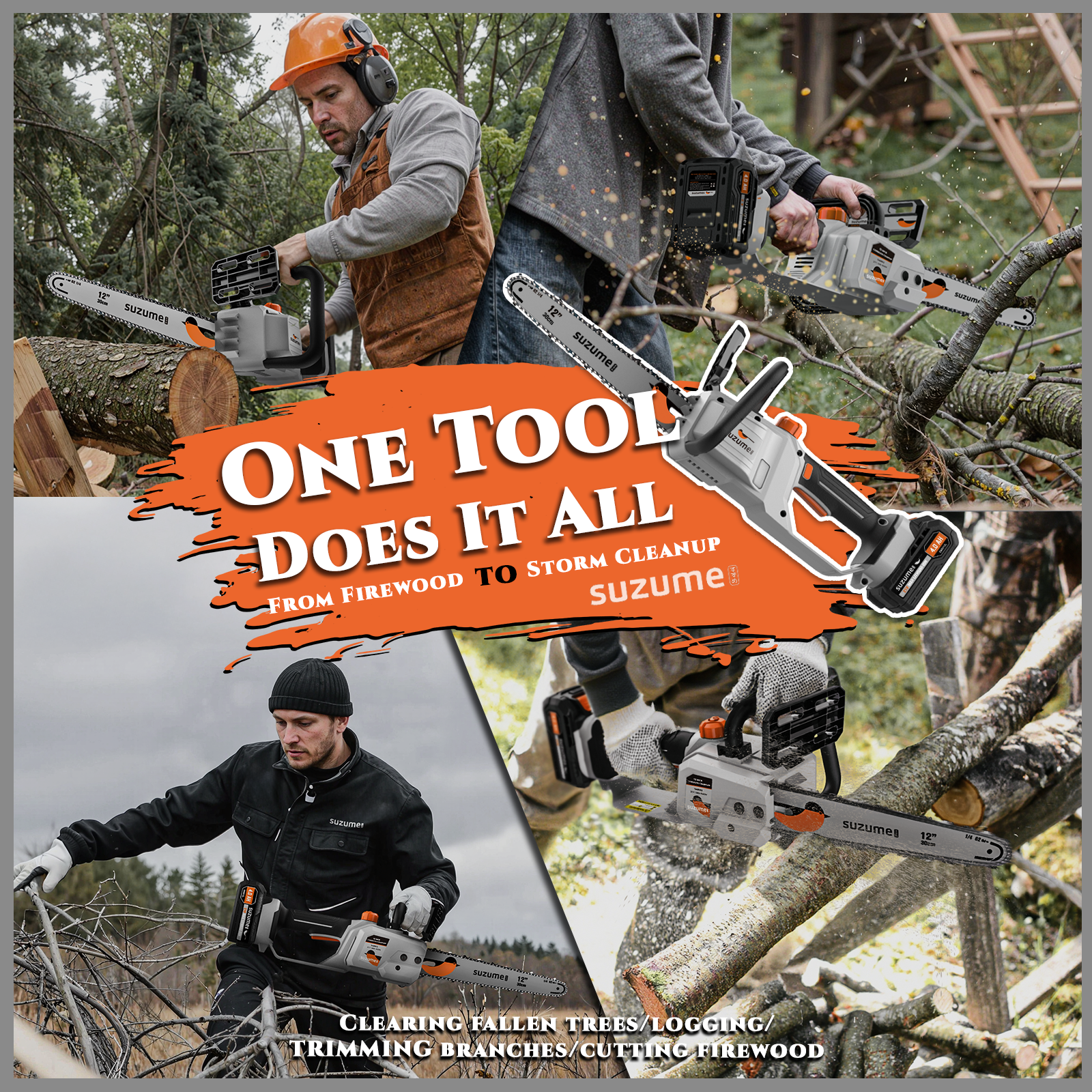 SUZUME 12” Power Chainsaw