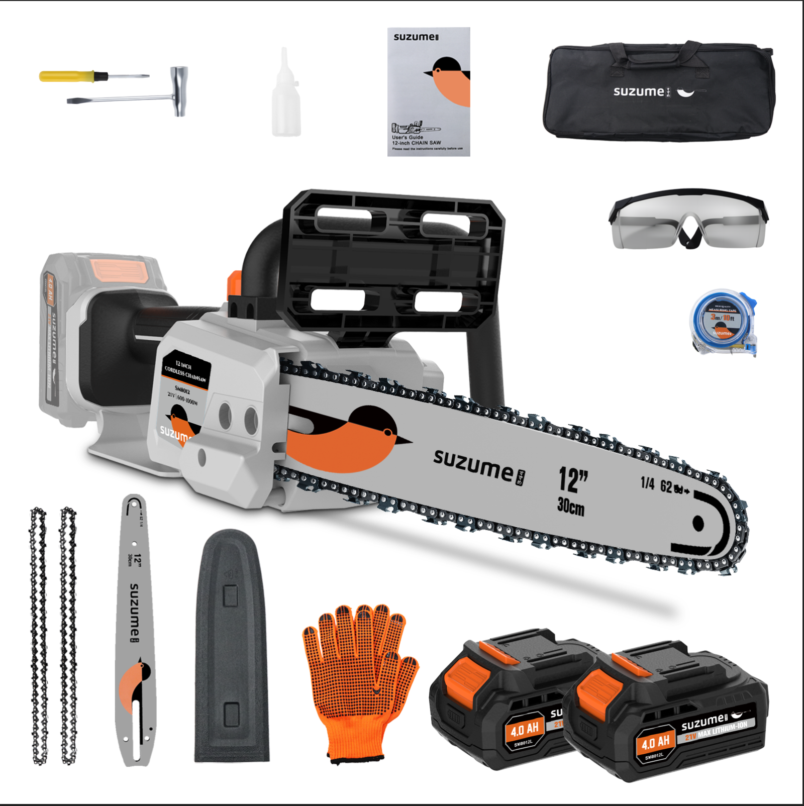 SUZUME 12” Power Chainsaw