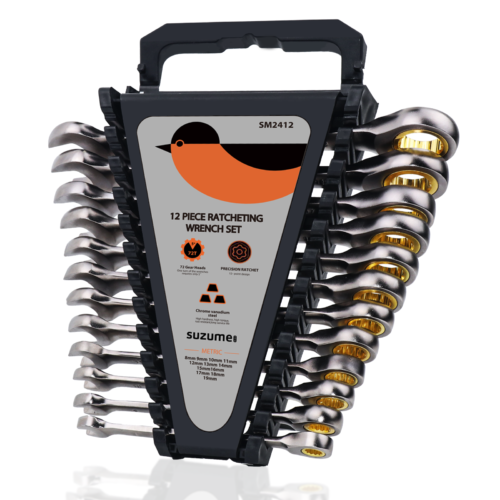12-Piece Metric Ratcheting Wrench Set(Metric)