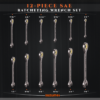 SAE Ratcheting Wrench Set 12(SAE)